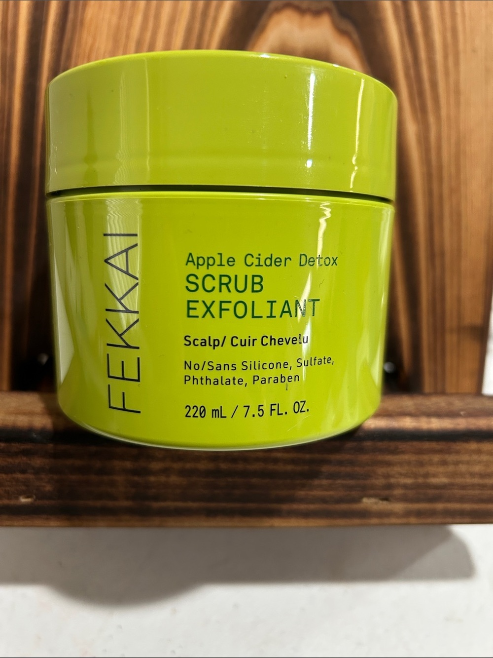 Fekkai Apple Cider Detox Scalp Scrub Exfoliant - Lime Green
